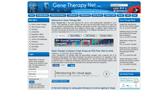 Desktop Screenshot of genetherapynet.com